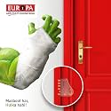 EUROPA H347SN High Security Main Door Lock. HEXABOLT with 5 Dead Bolts &amp; 1 Latch Bolt with Plate Handle 3 Tons Load. (SN) Satin Nickel