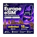 Europe eSIM Unlimited - 15 Days 5G LTE Hotspot No Physical SIM
