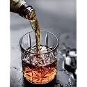 European Premium Old Fashioned Crystal Whiskey Drinking Glasses Set of 6-310ml, Transparent (Great Gift Idea for Whisky, Liqueur, Scotch Lover)