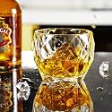 European Premium Whiskey Glasses Set of 6-350ml, Transparent Crystal Design Whisky Glasses for Home, Party, Bar, Pub, Restaurant (Great Gift Idea for Whiskey Lover)