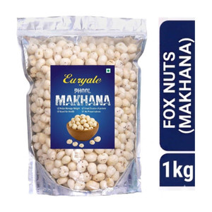 euryale natural high protein makhana lotus seeds1 kg fox nut 1 x 1 kg