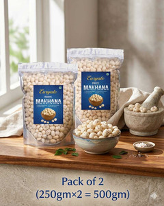 euryale natural high protein makhana lotus seeds makhana 500 fox nut 2 x 250 g