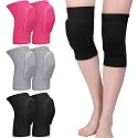 Eurzom 3 Pairs Dance Knee Pads Women Non-Slip