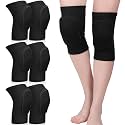 Eurzom 3 Pairs Dance Knee Pads Women Non-Slip