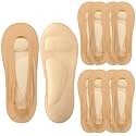Eurzom 4 Pairs Arch Support Socks for Women No Show Socks