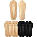 Eurzom 4 Pairs Arch Support Socks for Women No Show Socks