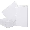 EUSOAR Foil Sandwich Bags - 100pcs 6.2"x11.8"x1.6" White Hamburger Wrappers, Hot Dog Bags, Disposable Food Storage for Hot Food, Bakery Cookies, Treats, Snack, BBQ Take-out