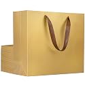 EUSOAR Gift Bags with Handles, 20pcs 12.5"x4.5"x11" Large Paper Shopping Wrap Bags Bulk, Merchandise Retail Wrapping Bags for Business, Craft Grocery, Boutique, Party Favor, Wedding