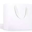 EUSOAR Large Gift Wrap Bags in Bulk, 12 Pack 12.5x4.5x11 inches Kraft Paper Bags with Handles, Heavy Duty Bags for Wedding, Grocery, Boutique, Retail, Business, Birthdays