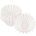 EUSOAR Single Serve Coffee Filters,1-2 Cup Pack of 200 White Mini Disposable Unbleached Replacement Basket Drip Coffee Filters Paper Sheets, for Home Commercial Dripper Pour Over Drip Coffee Makers
