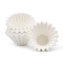 EUSOAR Small Coffee Filters, 1-4 Cups 100pcs Disposable Coffee Filter Baskets, Unbleached Basket Filter Paper, Fits Basket Style Electric Coffee Makers