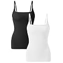 EUYZOU Women's Tummy Control Shapewear Tank Tops Seamless Square Neck Compression Tops Slimming Body Shaper Camisole