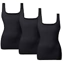 EUYZOU Women's Tummy Control Shapewear Tank Tops Seamless Square Neck Compression Tops Slimming Body Shaper Camisole
