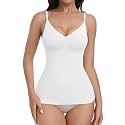 EUYZOU Womens Tummy Control Shapewear Tank Tops Seamless V-Neck Compression Tank Tops Body Shaper Camisole