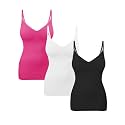 EUYZOU Womens Tummy Control Shapewear Tank Tops Seamless V-Neck Compression Tank Tops Body Shaper Camisole