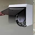 EV Charger Cover Waterproof Magnetic Protection Box for Electric Vehicles - Acrylic Charging Station Wall Pedestal