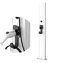 EV Charging Station - Free Standing Car Charger Post for Indoor/Outdoor Use - Durable Charging Column with Hook