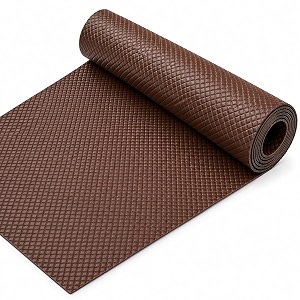 eva pvc multipurpose shelf mat roll 45 x 150 cm brown