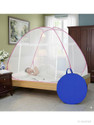Evafly Mosquito net for Single Bed Foldable 30GSM Strong Machhardani|6.5x4 feet Polyester Washable Adults Mosquito Net