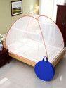 Evafly Mosquito net for Single Bed Foldable 30GSM Strong Machhardani|6.5x4 feet Polyester Washable Adults Mosquito Net
