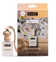 EVAIR Gardenia Car Freshener Diffuser Car Air Freshener with Essential Oils Fragrance in Glass Bottle