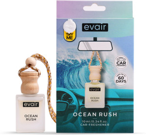 evair ocean rush car freshener diffuser car air freshener with essential oils fragrance in glass bottle