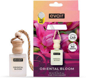 evair oriental bloom car freshener diffuser car air freshener with essential oils fragrance in glass bottle