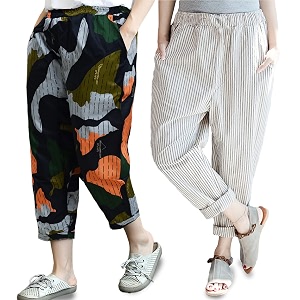 Capris for Women Pack of 2 Pcs