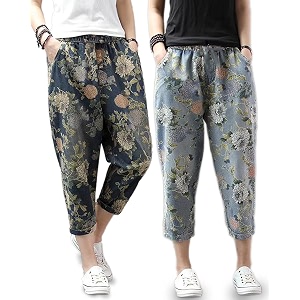 Capris for Women Pack of 2 Pcs