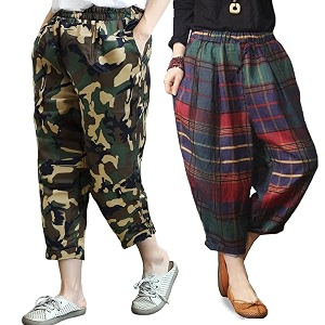 Capris for Women Pack of 2 Pcs