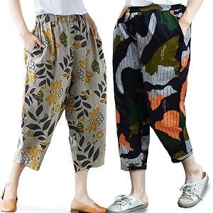 Capris for Women Pack of 2 Pcs