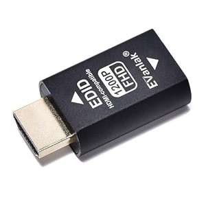 evanlak hdmi edid emulator passthrough 3rd generrtion premium aluminum eliminated emulator adapter work with mac thunderbolt to hdmi switchesextenderav receivervideo splitters-1920x120059hz