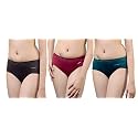 Eve's Beauty Multicolour Hipster Panties-Pack of 3