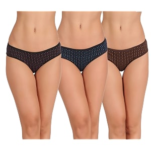 Eves Beauty Womens Polka Dot Cotton Bikini