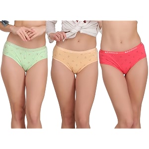 Eves Beauty Womens Multicolor Hipster Panties -