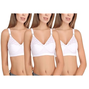 Eves Beauty Womens Cotton Non Padded Non