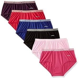 Eves Beauty Womens Hipster Panties-Pack of 6