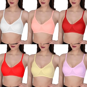 Eves Beauty Womens Non Padded Seamless Bra