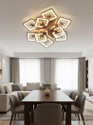 Eve Hanger golden colour 3in1 Color Changing Remote control and Bluetooth speaker inbuilt Chandelier Ceiling Lamp