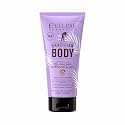 Eveline Cosmetics Brazilian Body Firming Self-Tanning Gel-Balm with Erythrulose, DHA & Vitamin E - Vegan Formula for Natural Radiant Tan & Hydrated Skin