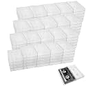 Evelots Cassette Tape Storage Cases, 4 Pack, Holds 100 Cases
