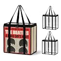 Evelots Vinyl Record Storage Bags, 3 Pack, Holds 108 LP Albums
