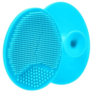 even facial cleansing brush pads soft silicone face scrubbers exfoliators face blackhead removing massage tool silicon face scrubber pad assorted color face scrubber 1 piece