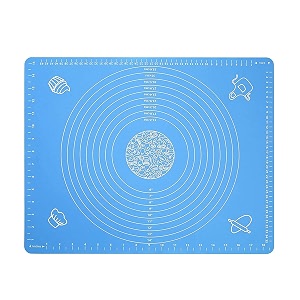even silicone baking mat silicone chapati atta kneading mat non-stick fondant rolling mat stretchable for kitchen roti chapati cake  multicolour baking mat