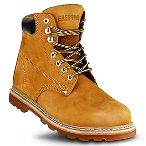 ever boots 34tank men39s soft toe oil full grain leather work boots construction rubber sole