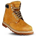 EVER BOOTS "Tank Men's Soft Toe Oil Full Grain Leather Work Boots Construction Rubber Sole