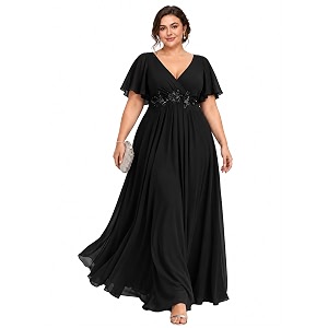 Ever-Pretty Plus Womens Chiffon Plus Size Formal