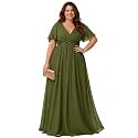 Ever-Pretty Plus Women39s Chiffon Plus Size Formal