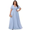 Ever-Pretty Plus Women39s Chiffon Plus Size Formal
