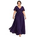 Ever-Pretty Plus Women39s Chiffon Plus Size Formal
